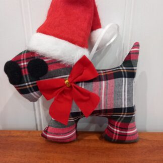 Dress Royal Stewart Tartan 'Santa Paws' Tree Decoration