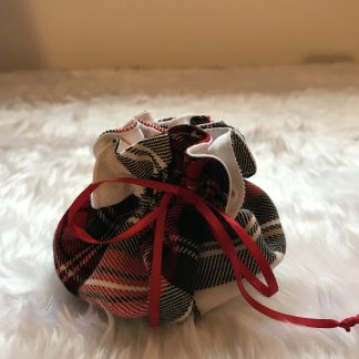 Festive Dress Stewart Tartan Drawstring Sweetie Gift Pouch