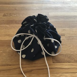 Blue with White Polka Dots Jewellery Pouch