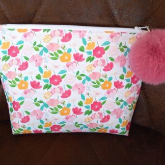 Bright Florals Small Zipped Bag