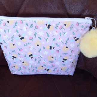 Beautiful Bees Small Zipped Bag