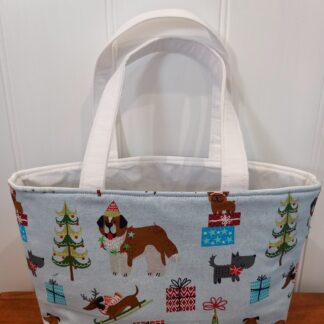 Festive Dogs Felt Based Gift Bag